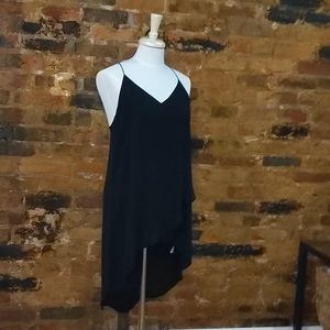 Valette High-Low Black Top (Size M)